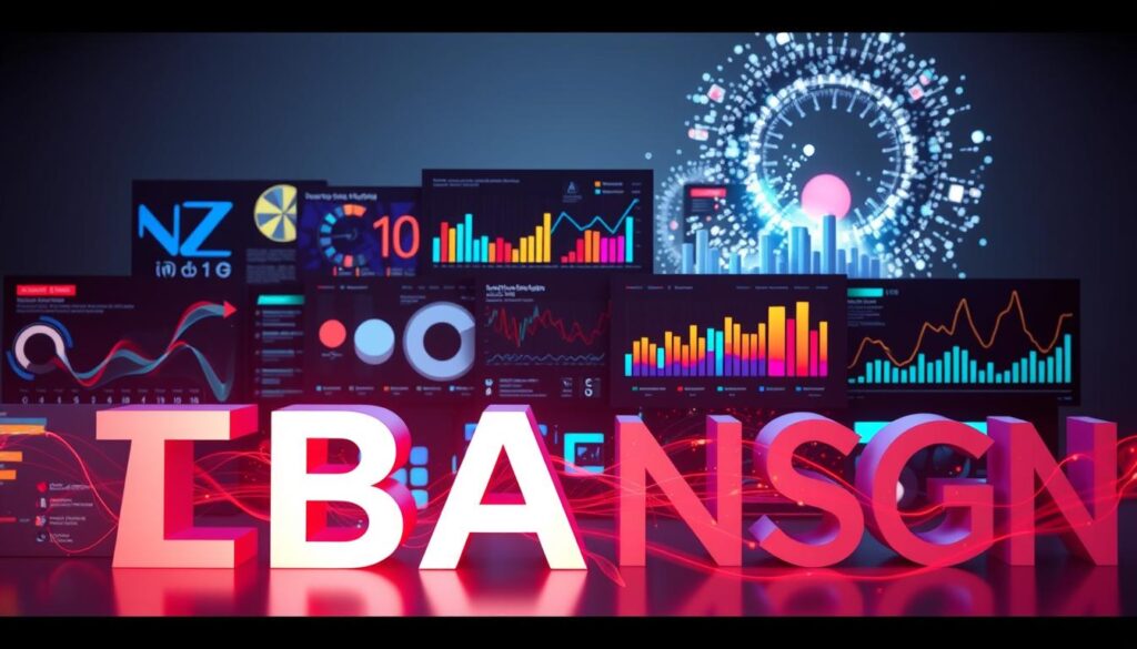 Diverse motion design assets, including sleek 3D animations, fluid typography, dynamic infographics, and vibrant particle effects, arranged in a sophisticated, multi-layered composition. The foreground showcases intricate kinetic typography, with elegant letterforms that seamlessly morph and intertwine. In the middle ground, vibrant data visualizations pulsate with energy, their animated graphs and charts highlighting the versatility of motion design. The background features a mesmerizing particle simulation, where shimmering digital elements swirl and converge, creating a sense of depth and visual dynamism. The lighting is soft and diffused, accentuating the fluid movements and bold colors, while the camera angle provides a balanced, cinematic perspective that captures the full scope of the motion design assets.
